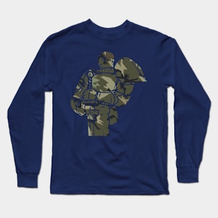 Knight Paladin (Camo): A Fantasy Design Long Sleeve T-Shirt